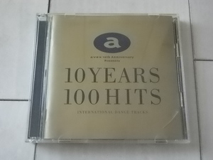 CD2枚組 10 YEARS 100 HITS AVEX 10TH anniversary presents エイベックス DISCO ディスコ メラ クークー キング＆クイーン 他 100曲