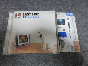 DVD 19 LAST LIVE TV use only 音楽DVD ライブ ライヴ盤 あの紙飛行機 くもり空わって 渋谷公会堂 105分収録