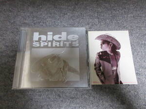 CD ヒデ hide TRIBUTE SPIRITS トリビュート・アルバム 限界破裂 ピンクスパイダー GLAY 布袋寅泰 YOSHKI 他 シール付属