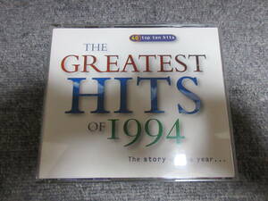 CD2枚組 洋楽 GREATEST HITS OF 1994 セリーヌディオン TAKE THAT R.KELLY EAST17 GLOWORM D:DRAM オアシス SUEDE DOOP 他 40曲