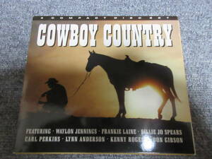 CD3枚組 COWBOY COUNTRY カウボーイ カントリー WAYLON JENNINGS FRANKIE LAINE BILLIE JO SPEARS CARL PERKINS LYNN ANDERSON 他 48曲