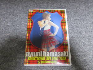 DVD 浜崎あゆみ カウントダウン ライヴ COUNTDOWN LIVE 2007-2008 Anniversary evolution 卒業写真 他 17曲 162分収録