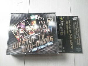 DVD+CD 計3枚組 WESTUP-TV DVD-MIX06 NEW GENERATIONS MIXED by DJ FILLMORE 最強ウエッサイMIX 音楽DVD