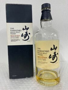 ☆山崎 2012 ミズナラ ☆空瓶 ☆箱付き ☆700ml(空) ☆ジャパニーズ ウイスキー ☆希少 ☆インテリア ☆雑貨