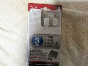 新品　PS3 USB リンクケーブル　３ｍ　コントローラ充電接続　PSP
