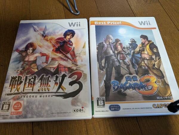 Wii　戦国無双３　戦国BASARA3 Best Price!　２本セット