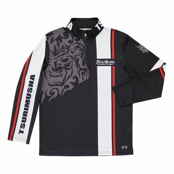 釣武者 Musha ラインジップシャツ LLサイズ 商品コード 101804希望小売価格 8500円 JAN LL：529417