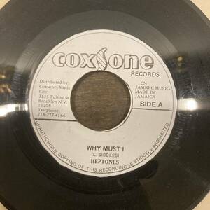 【7インチ】Heptones / Why Must I / Slim Smith / Try Again Studio One / Coxsone US Repress