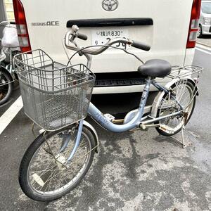 【 自転車 】20インチ ミニサイクル AneMone ママチャリ ハブダイナモ LEDライト