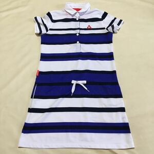 le coq Sportif　GOLF　ルコック　スポルティフ　ゴルフ　鹿の子ポロ ワンピース L