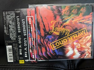 ラウドネス　初回盤　LOUDNESS LOUD’N'RAW CD 美品