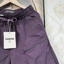 高級EU製＆定価3万◆UABONI*Paris*ショートパンツ*ユアボニ*パリ発◆上質 薄手 通気 涼しい 無地 短パン ハーフパンツ 日常 スポーツ 2XL_画像5