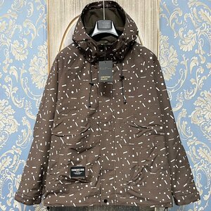  regular price 6 ten thousand *christian milada* milano departure * jacket * high class protection against cold . manner thin total pattern piece . outer dressing up mountain parka 2XL/52 size 