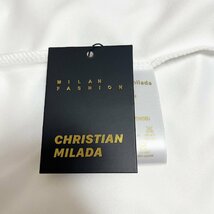 定価4万★christian milada・ミラノ発・パーカー★コットン100％ ナチュラル ソフト ゆったり スウェット カットソー 可愛い L/48サイズ_画像9