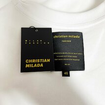 定価5万★christian milada・ミラノ発・トレーナー★快適 上質 防寒 裏起毛 人気 クマ 遊び心 プルオーバー カットソー L/48サイズ_画像9