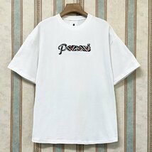 人気 定価2万 FRANKLIN MUSK・アメリカ・ニューヨーク発 半袖Tシャツ コットン100％ 吸汗通気 薄手 英字 シンプル カットソー 男女兼用 XL_画像1