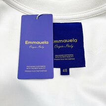 上品・トレーナー 定価4万◆Emmauela・イタリア・ミラノ発◆コットン100％ 快適 ソフト 個性 クマ 英字 ストリート トップス 日常 M/46_画像8