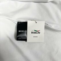 上級ヨーロッパ製※定価2万◆ブルガリア発※RISELIN 半袖Tシャツ 綿100％ 爽やか 薄手 快適 無地 モノトーン トップス スウェット 夏 L/48_画像9