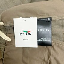 人気ヨーロッパ製※定価5万◆ブルガリア発※RISELIN スラックス 薄手 通気 ゆったり 快適 チェック柄 おしゃれ スーツパンツ 通勤通学 2XL_画像9