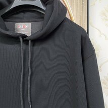 最高級EU製＆定価4万◆UABONI*Paris*パーカー*ユアボニ*パリ発◆上質コットン 個性 ゆったり 油絵 英字 スウェット ユニセックス 2XL/52_画像4