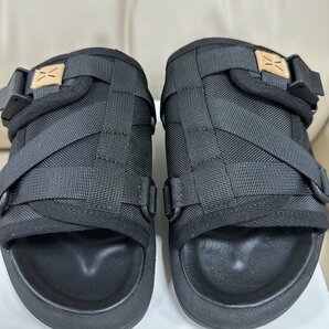 新品同様 参考定価6万 VISVIM ビズビム CHRISTO SANDAL クリスト サンダル 靴 スリッパ シューズ ブラック 中村ヒロキ サイズSの画像2