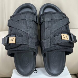 新品同様 参考定価6万 VISVIM ビズビム CHRISTO SANDAL クリスト サンダル 靴 スリッパ シューズ ブラック 中村ヒロキ サイズS