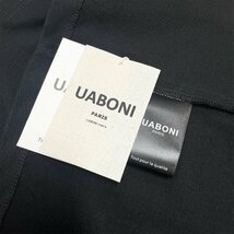 人気EU製＆定価2万◆UABONI*Paris*半袖Tシャツ*ユアボニ*パリ発◆エジプト綿 快適 薄手 ソフト ロゴ カットソー スウェット 個性 夏 XL/50_画像9