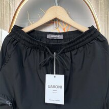 定番EU製＆定価3万◆UABONI*Paris*ショートパンツ*ユアボニ*パリ発◆上質 薄手 通気 速乾 爽やか 短パン シンプル カジュアル 夏服 L/48_画像3