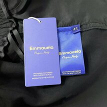 高級・カーゴパンツ 定価5万◆Emmauela・イタリア・ミラノ発◆綿100％ ソフト 快適 通気 ギャザー イージーパンツ レジャー デイリー M/46_画像8