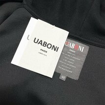 高級EU製＆定価4万◆UABONI*Paris*パーカー*ユアボニ*パリ発◆エジプト綿 快適 柔らかい ロゴ プルオーバー おしゃれ 男女兼用 XL/50_画像10