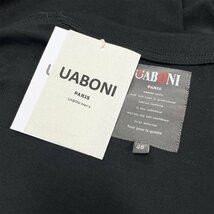 個性EU製＆定価2万◆UABONI*Paris*半袖Tシャツ*ユアボニ*パリ発◆上品 通気 吸汗 刺繍 フリンジ カットソー スウェット 個性 男女兼用 M/46_画像10