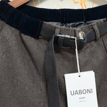 最高級EU製＆定価5万◆UABONI*Paris*スラックス*ユアボニ*パリ発◆高品質カシミヤ ソフト 厚手 通気 ズボン ロングパンツ ボトムス 通勤2XL_画像6