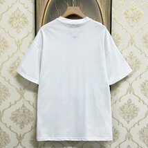 新作EU製＆定価2万◆UABONI*Paris*半袖Tシャツ*ユアボニ*フランス◆上質綿100％ 通気 吸汗 薄手 カラフル スウェット アメカジ XL/50_画像2