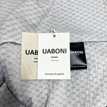 個性EU製＆定価7万◆UABONI*Paris*上下セット*ユアボニ*パリ発◆薄手 通気 速乾 総柄 フリンジ 立体感 半袖シャツ ハーフパンツ 2XL/52_画像9