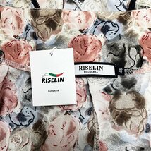 個性ヨーロッパ製※定価8万◆ブルガリア発※RISELIN 上下セット ゆったり 薄手 花柄 トップス ワイドパンツ シーズンムード レディース M_画像10