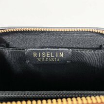 最上級ヨーロッパ製※定価12万◆ブルガリア発※RISELIN ハンドバッグ ショルダーバッグ 高級牛革 レザー ミニ 2way 肩掛け レディー_画像10