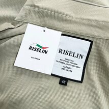 高級ヨーロッパ製※定価3万◆ブルガリア発※RISELIN 半袖ポロシャツ 高級シルク混 ソフト 清涼感 洗練 チェック柄 定番 POLO 通勤 2XL/52_画像9