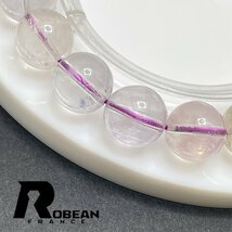 貴重 EU製 定価12万円★ROBEAN・ クンツァイト・リシア輝石★パワーストーン ブレスレット 天然石 プレゼント 11-11.6mm 1001G1118_画像5