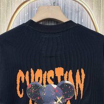 定価2万★christian milada・ミラノ発・半袖Tシャツ★上品 通気 快適 ゆったり おしゃれ 個性 スウェット ストリート ユニセックス 夏服 52_画像5