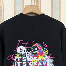 個性 定価2万 FRANKLIN MUSK・アメリカ・ニューヨーク発 半袖Tシャツ 吸汗 通気 ソフト 遊び心 ポップ アメカジ スウェット 普段着 春夏 1_画像5