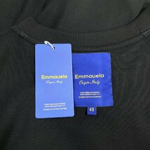 個性・半袖Tシャツ 定価2万◆Emmauela・イタリア・ミラノ発◆コットン100％ ソフト 通気 速乾 オシャレ イラスト カットソー ゆったり 2XL_画像10