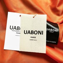 最上級EU製＆定価6万◆UABONI*Paris*フライトジャケット*ユアボニ*パリ発◆個性 薄手 高級刺繍 USAF*TYPE MA-1 オシャレ ミリタリー M/46_画像10