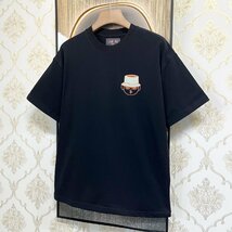 新作EU製＆定価2万◆UABONI*ユアボニ*半袖Tシャツ*フランス*パリ発◆コットン100％ 薄手 吸汗 通気 遊び心 可愛い カットソー 日常 L/48_画像10