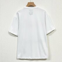 個性ヨーロッパ製※定価2万◆ブルガリア発※RISELIN 半袖Tシャツ コットン100％ 吸湿速乾 薄手 個性 英字 刺繍 遊び心 カットソー 夏 M/46_画像2