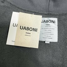 ★★逸品EU製＆定価4万◆UABONI*Paris*パーカー*ユアボニ*パリ発◆コットン100％ 裏起毛 厚手 スウェット ストリート 男女兼用 XL/50サイズ_画像9