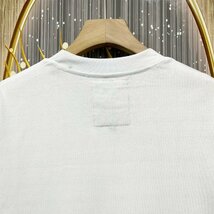 定価2万★christian milada・ミラノ発・半袖Tシャツ★コットン100％ 通気 ソフト 個性 トップス カットソー スウェット ゆったり 夏 2XL/52_画像4