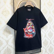 個性EU製＆定価2万◆UABONI*ユアボニ*半袖Tシャツ*フランス*パリ発◆高級 快適 ソフト クリスマス お洒落 スウェット カットソー XL/50_画像10