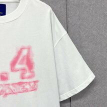 人気・半袖Tシャツ 定価2万◆Emmauela・イタリア・ミラノ発◆コットン100％ 高級 通気 快適 スウェット カップル ユニセックス 2XL/52_画像7