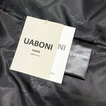 一枚限定EU製＆定価6万◆UABONI*Paris*ジャケット*ユアボニ*パリ発◆上品 防風 頑丈 薄手 英字柄 オシャレ ブルゾン カジュアル 2XL/52_画像9