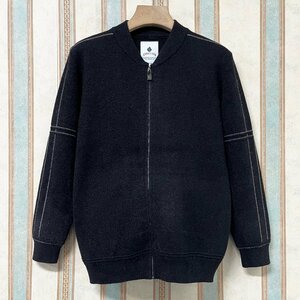  standard regular price 6 ten thousand FRANKLIN MUSK* America * New York departure blouson knitted gorgeous cashmere / mink . plain cardigan simple man and woman use 2